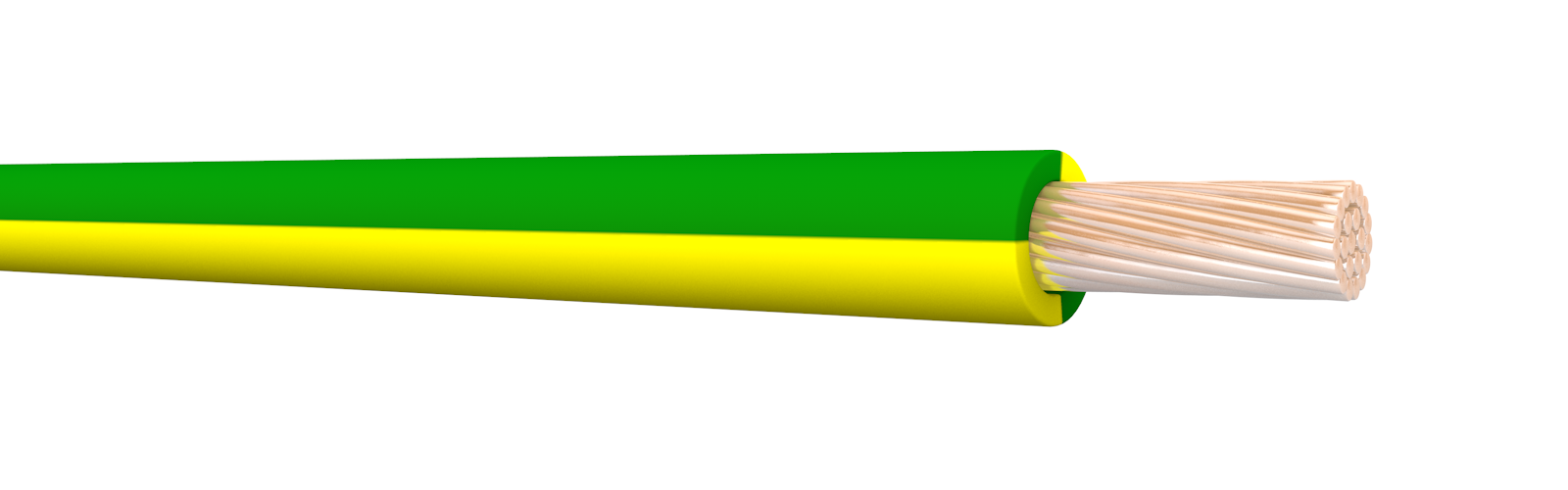 1.5mm Green & Yellow 6491X 100M Drum